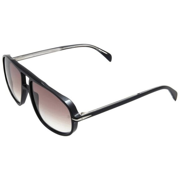 David Beckham Brown Gradient Pilot Unisex Sunglasses DB 1000/S 0807/HA - Picture 4 of 5